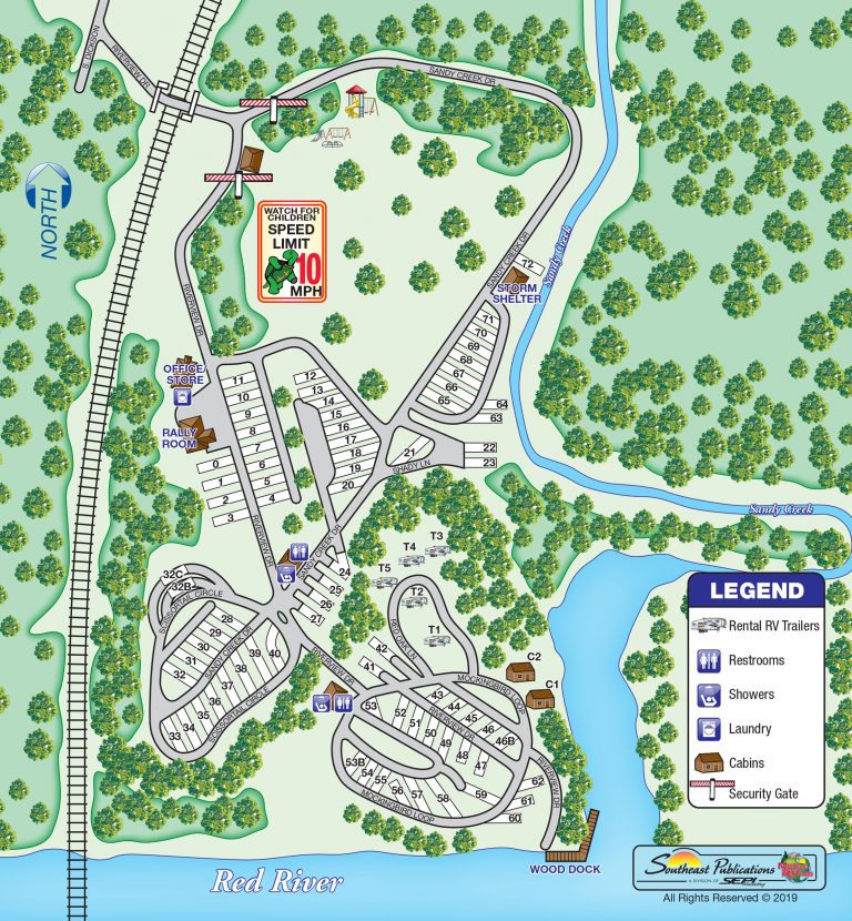 Park Map – Riverview RV & Recreational Park